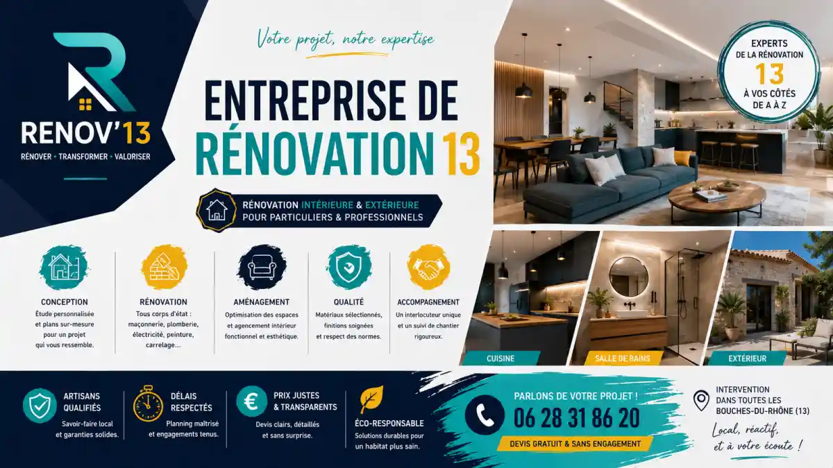 Entreprise rénovation à Vernègues